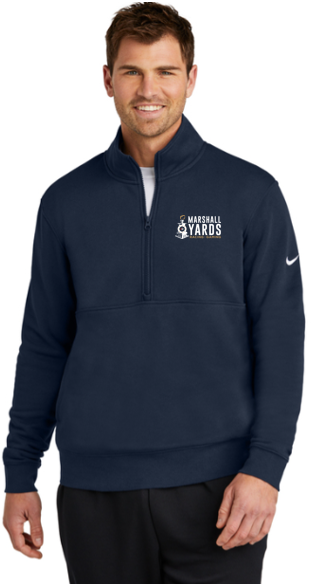 Nike Club Fleece Sleeve Swoosh 1/2-Zip